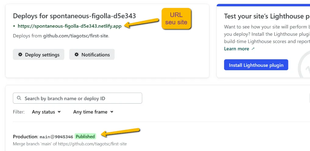 Netlify - deploy ok