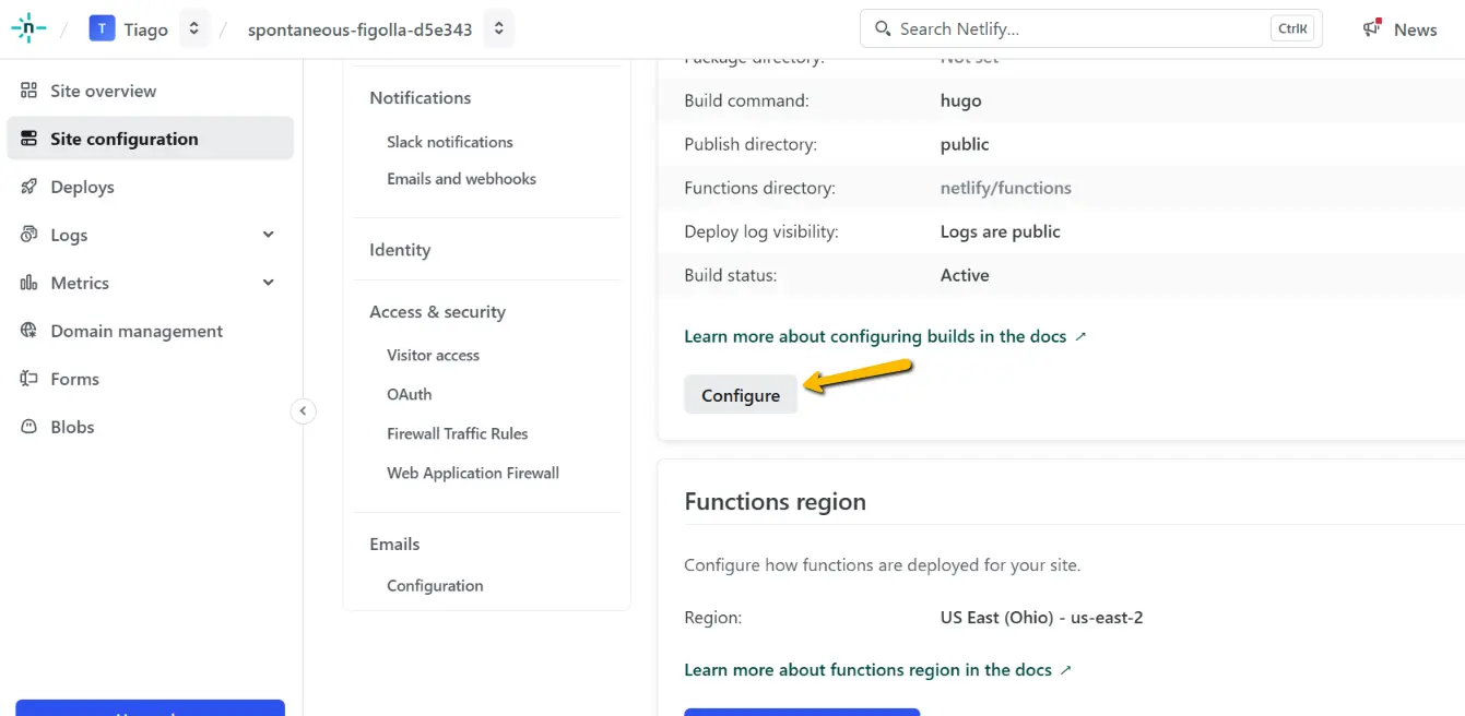Netlify - config 2